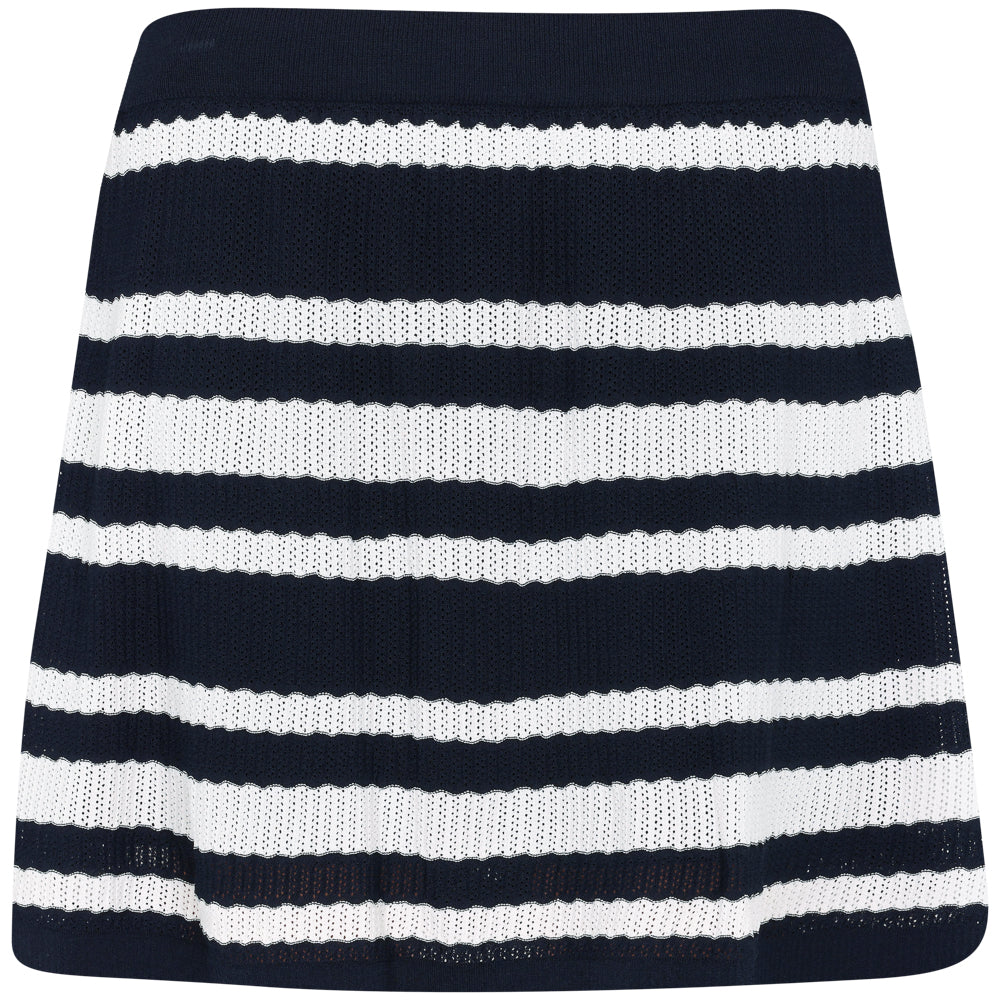 Women's Multi Stripes Knit Skort
