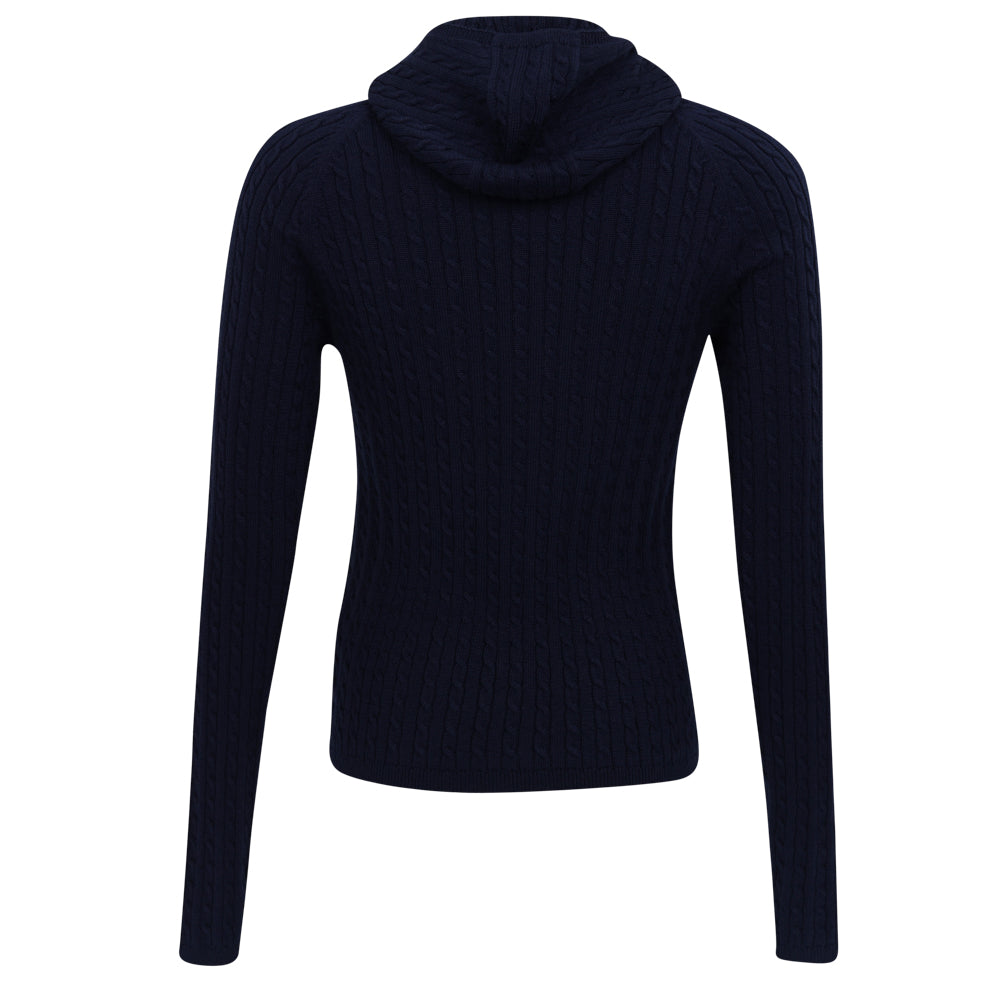Women's Cable-Knit Snood Pullover