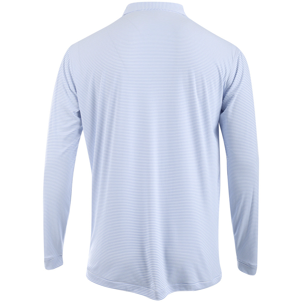 Featherweight Stripe Long Sleeve Polo