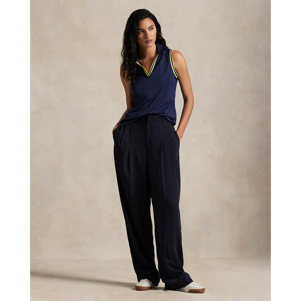 Women's Slim Fit Sleeveless Polo