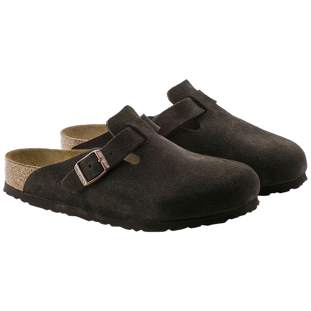 Boston Soft Footbed Suede Leather Shoes