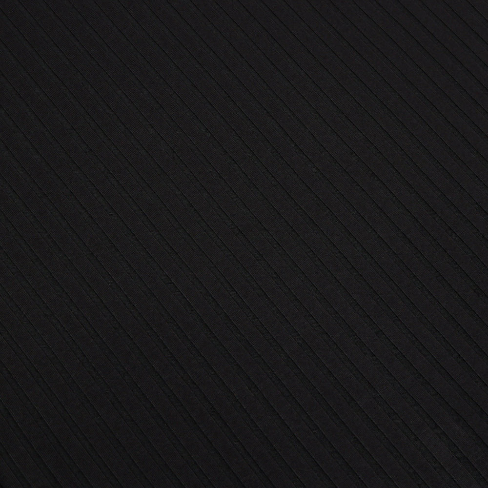 Women's Slim Fit Ribbed Long-Sleeve Polo