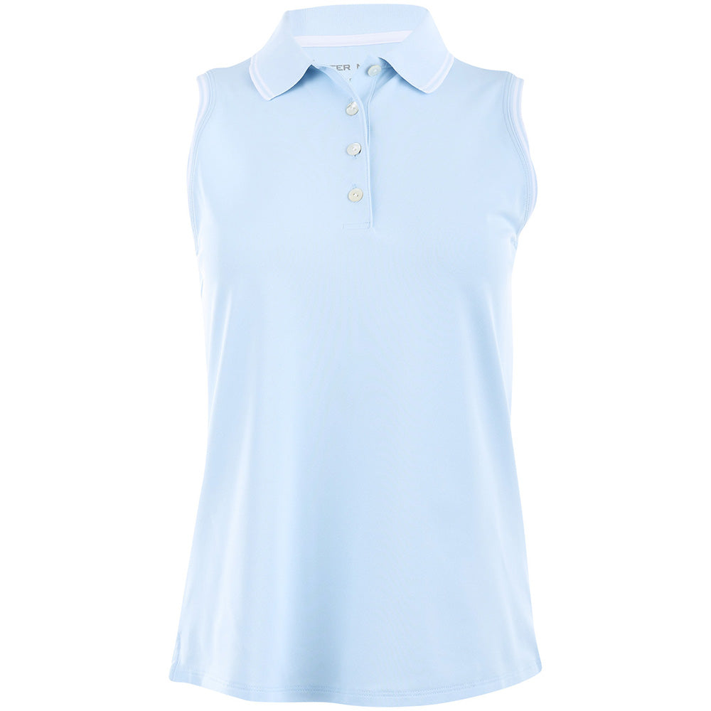 Women's Canterbury Tipped Sport Mesh Sleeveless Polo
