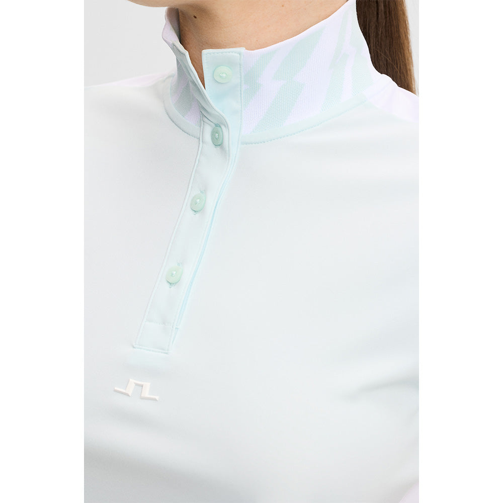 Women's Pip Mock Neck Polo