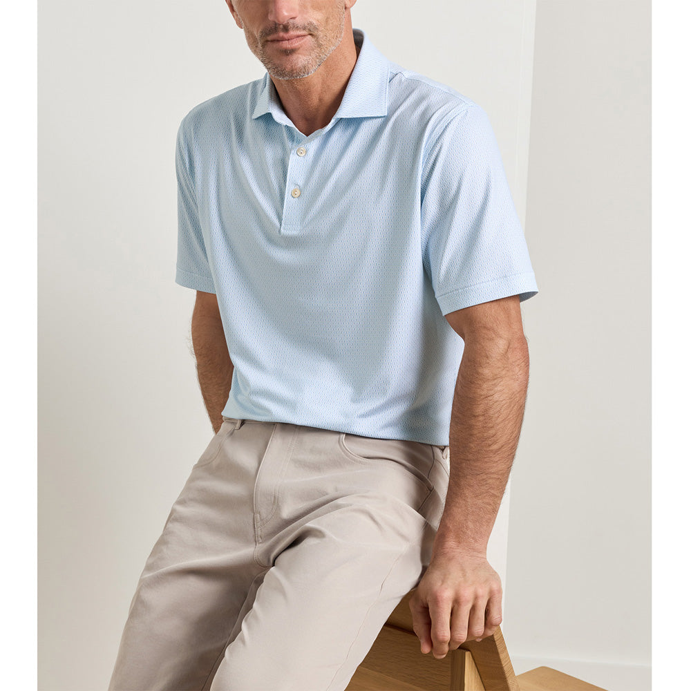 Featherweight Gingham Performance Polo