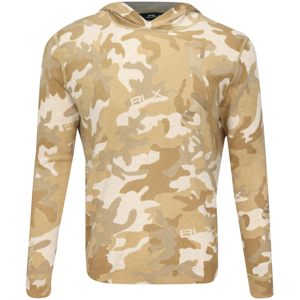 Camo Cashmere Hooded Sweater