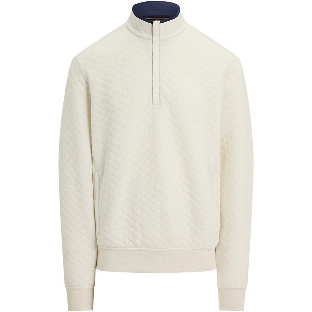 Quilted Double Knit 1/4 Zip Pullover