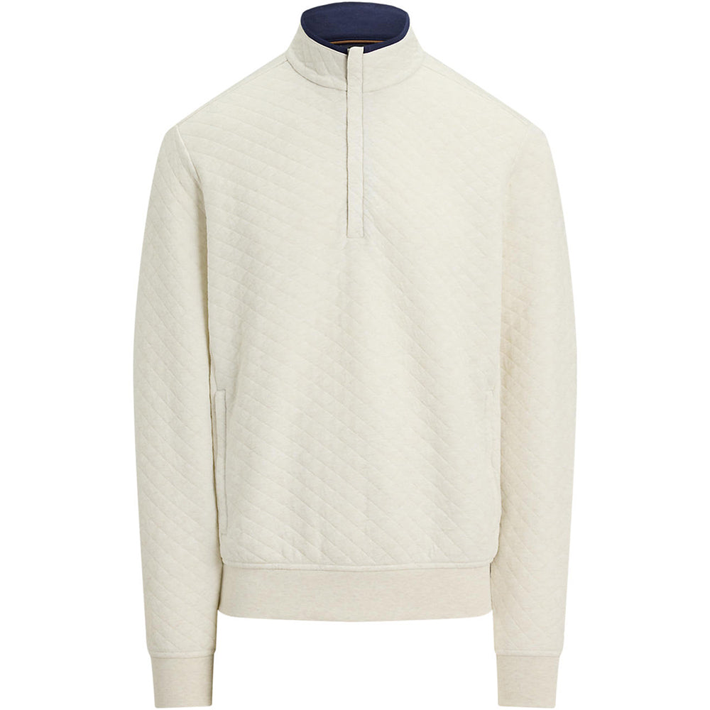 Quilted Double Knit 1/4 Zip Pullover