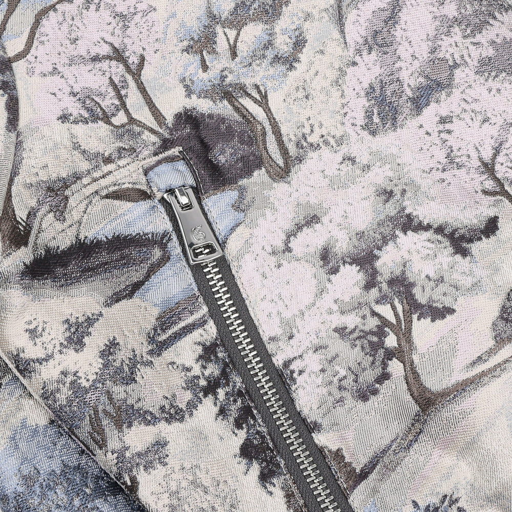 Women's Where Wolves Roam Jacquard Bomber Jacket