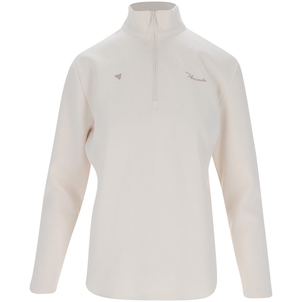 Women's Zoe Ivory Flex 1/4 Zip Sweater - Fairway Styles