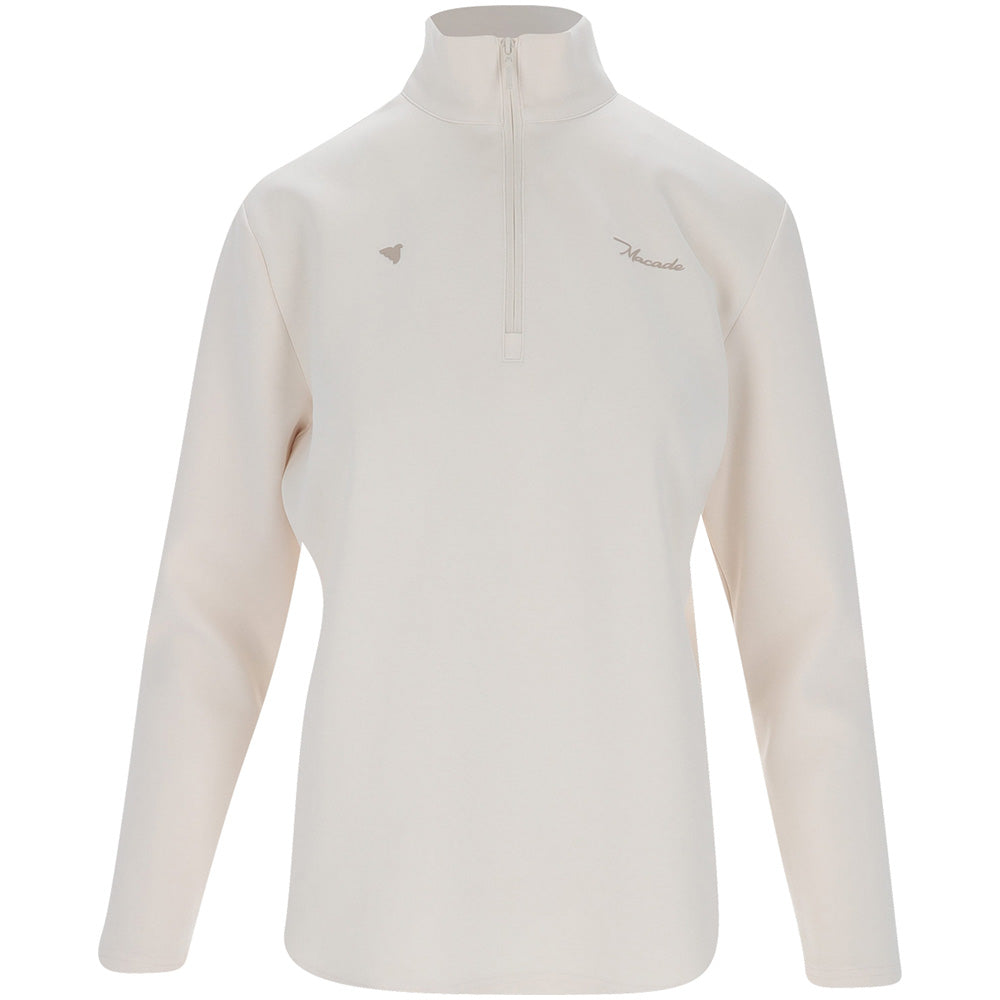 Women's Zoe Ivory Flex 1/4 Zip Sweater
