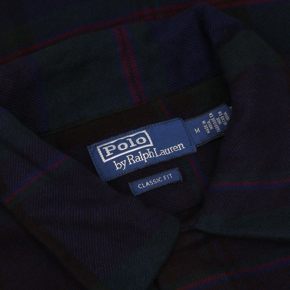 Classic Fit Plaid Twill Long Sleeve Workshirt