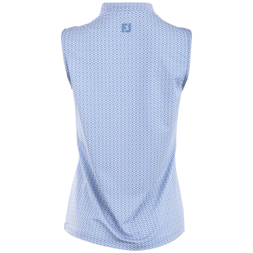 Women's Sleeveless 1/4 Zip Mock Neck Shirt - Fairway Styles