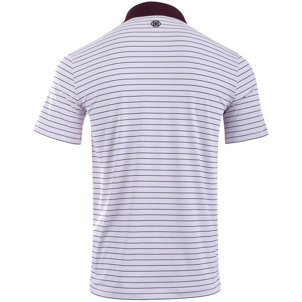 Herringbone Stripe Tech Jersey Polo