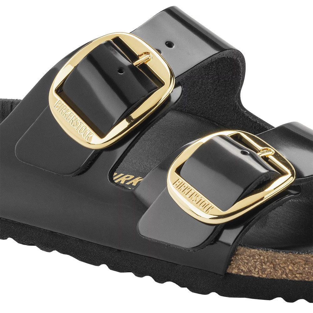 Women's Arizona Big Buckle Natural Leather Patent Shoes