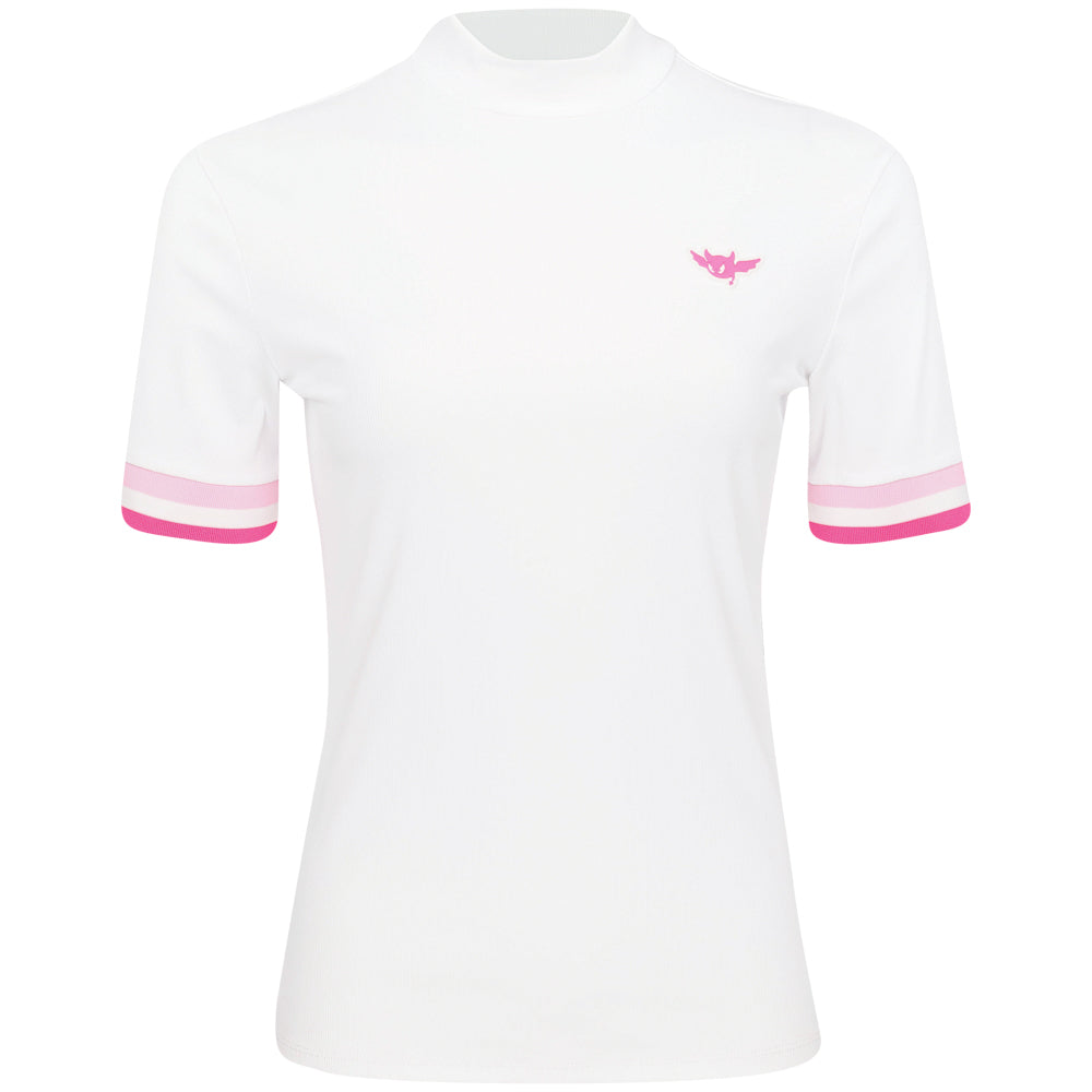 Women's Stretch Mock Neck Top