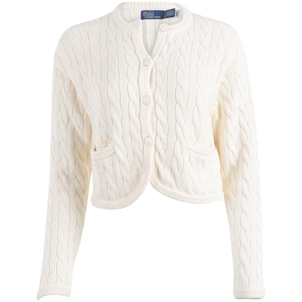 Women's Cable Knit Cotton Blend Cardigan