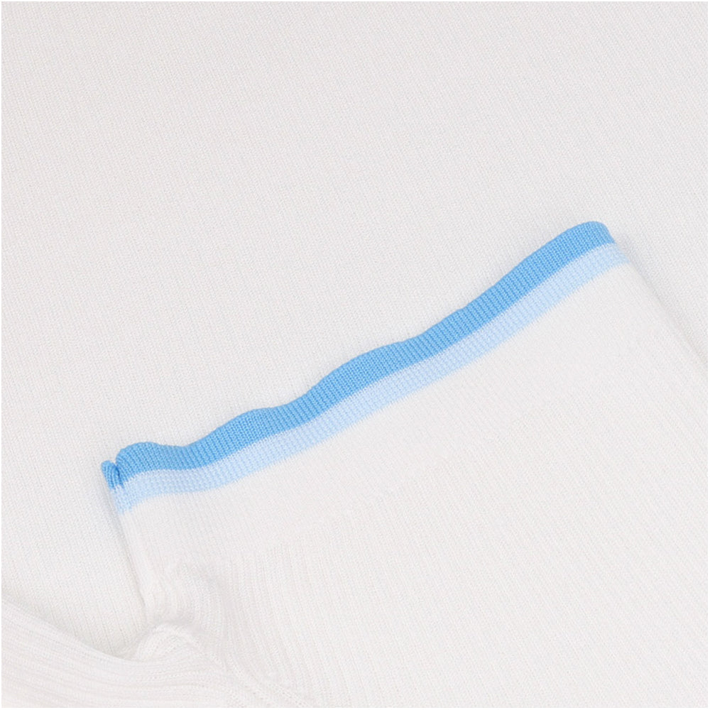 Women's Johnny Collar Cotton Blend Rib Polo