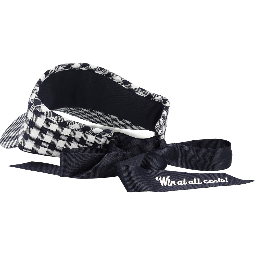 Women's High Top Check Visor