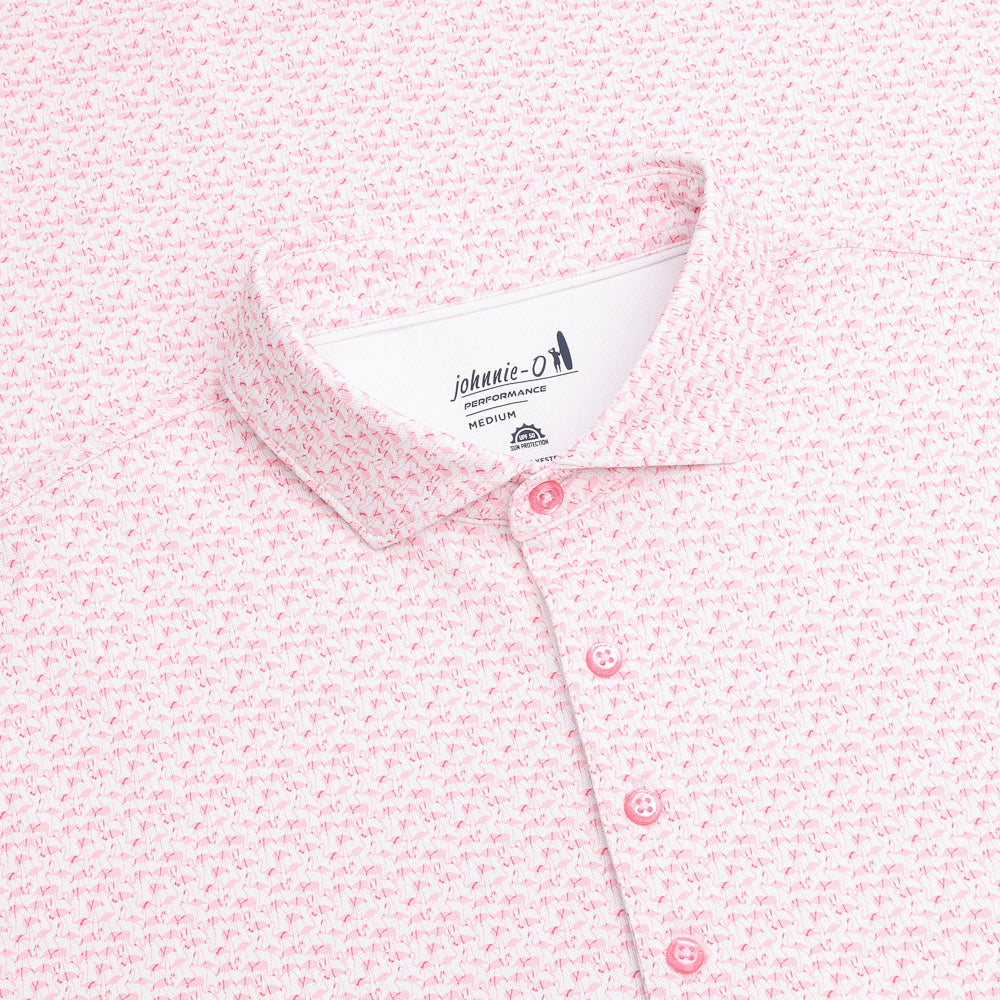Performance Mesh Polo - Flock Yeah Print