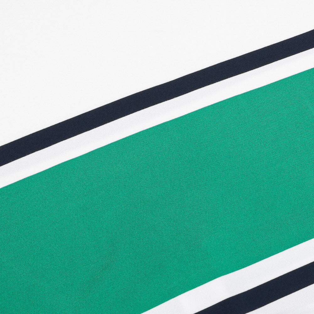 Women's Striped Stretch Jersey 1/4 Zip Pullover