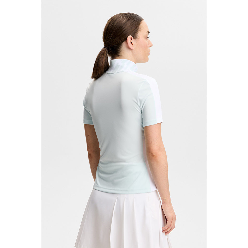 Women's Pip Mock Neck Polo