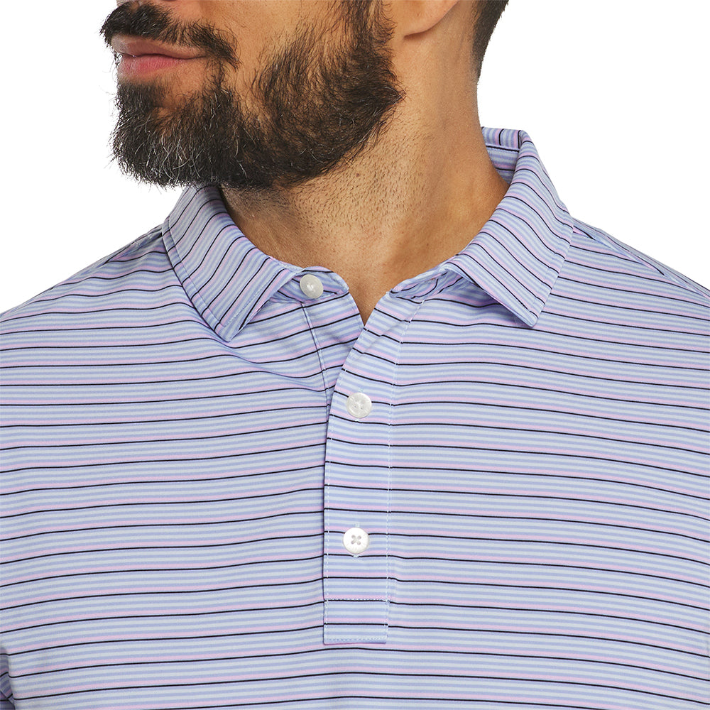 Multi-Stripe Lisle Polo