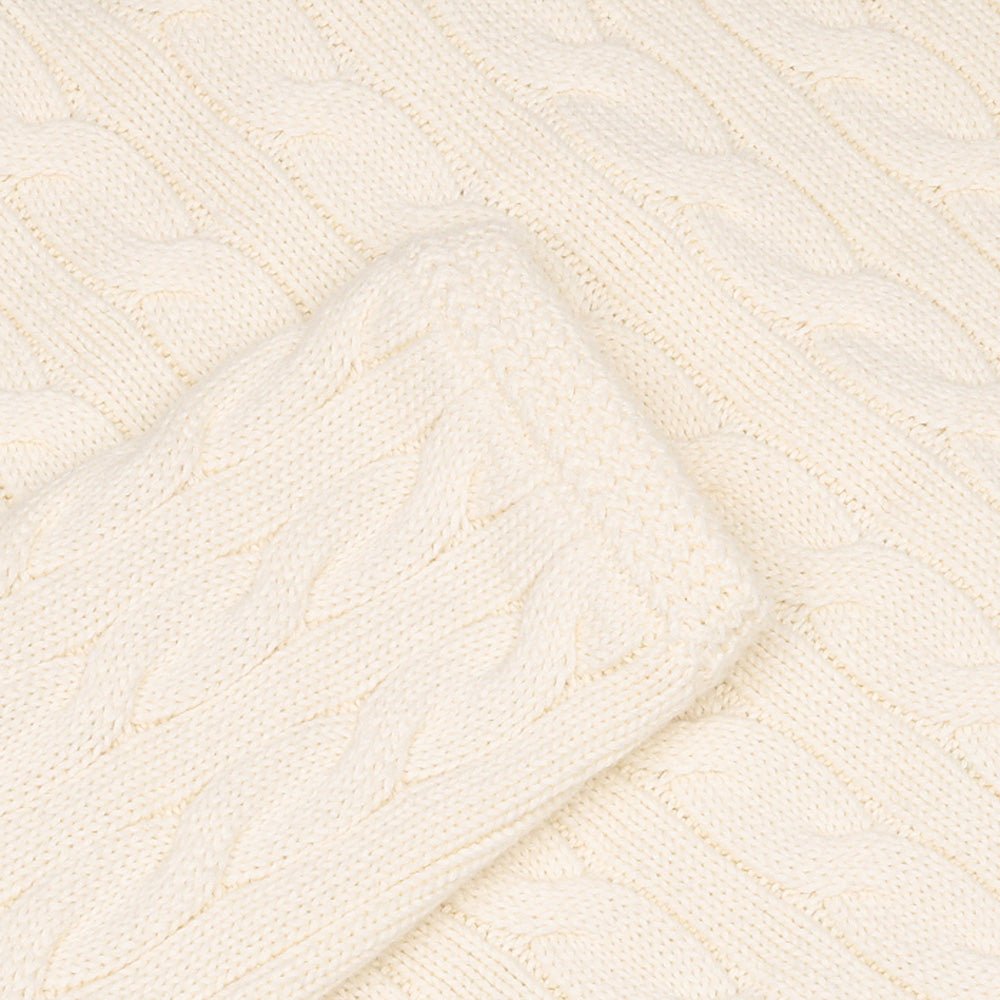 Women's Cable Knit Cotton Blend Cardigan