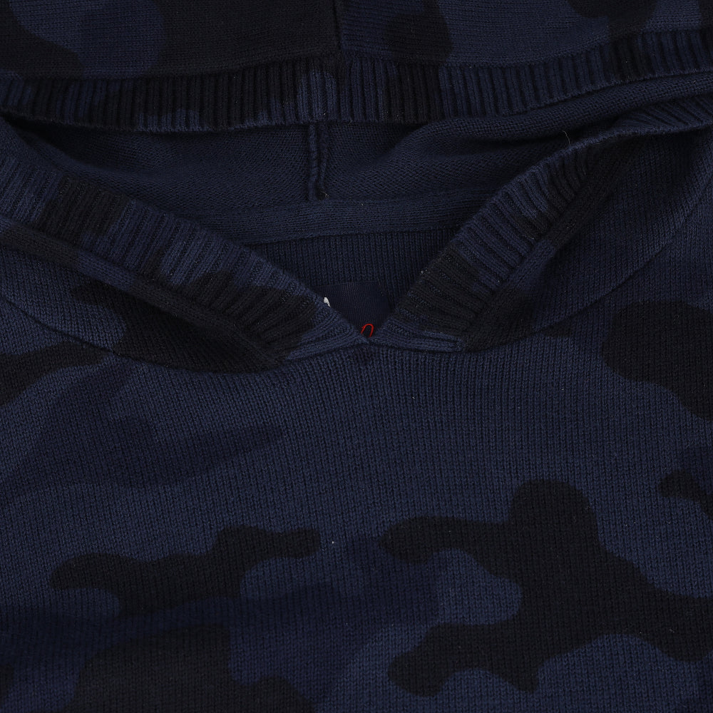 Neil Camo Hooded Sweater