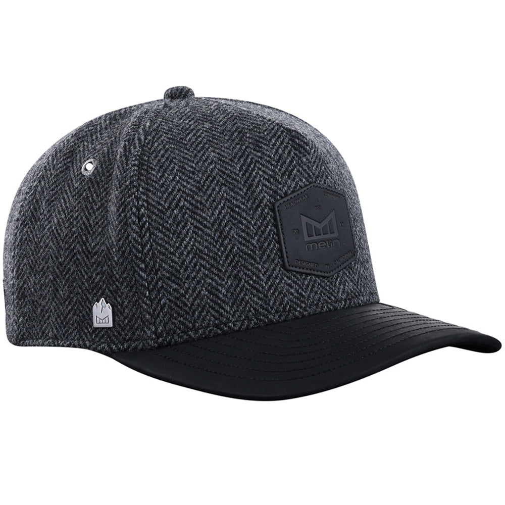 Odysea Scout Thermal Hat - Charcoal Herringbone