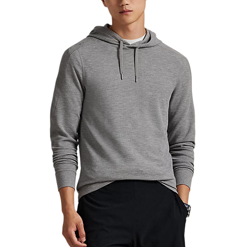Performance Waffle-Knit Hoodie