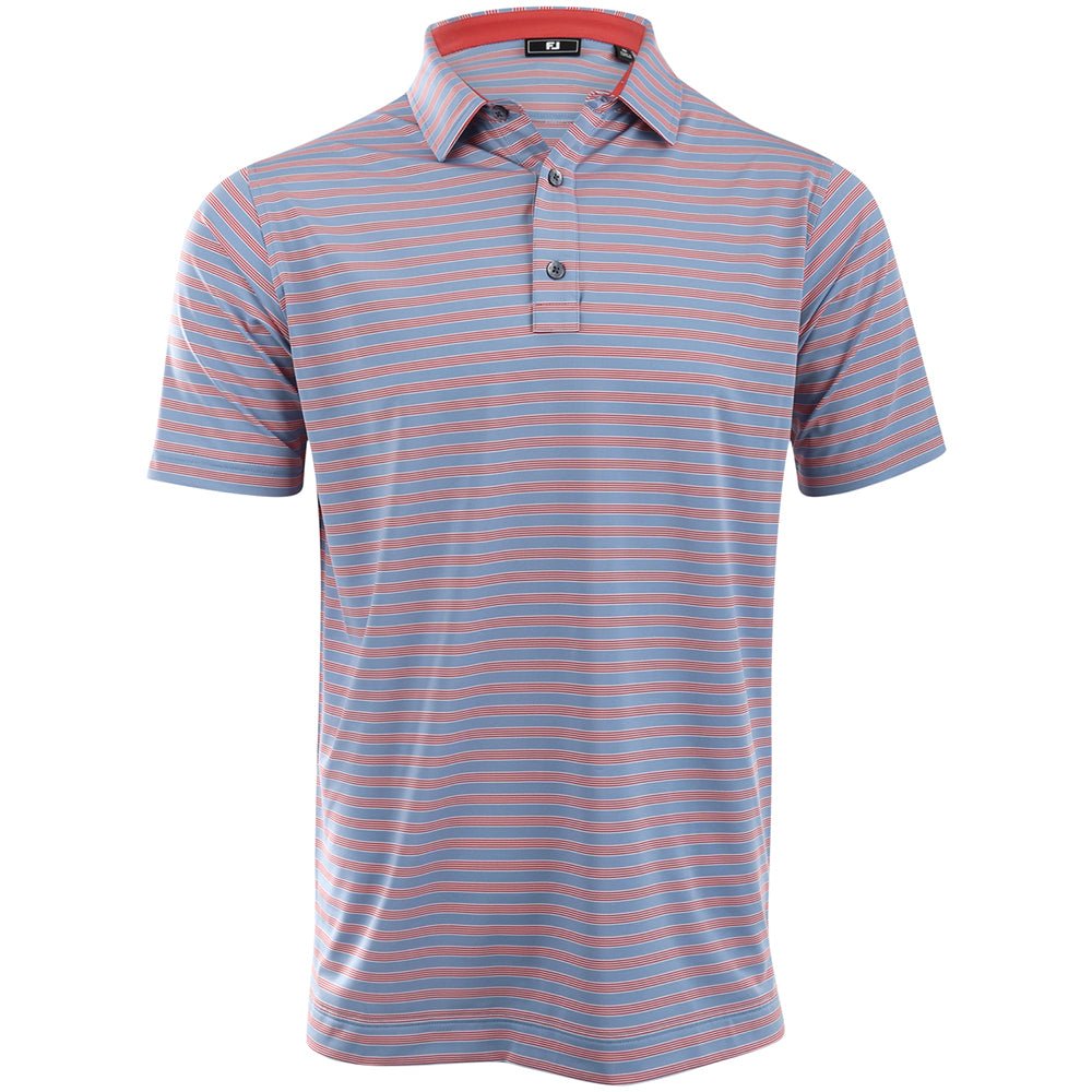 Pinstripe Cluster Stripe Lisle Polo