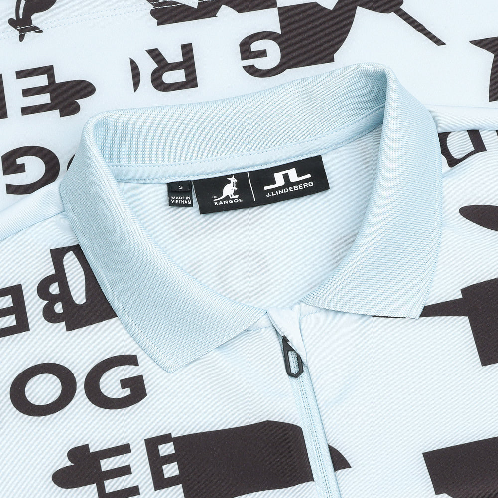 Women's Amila Print 1/4 Zip Polo