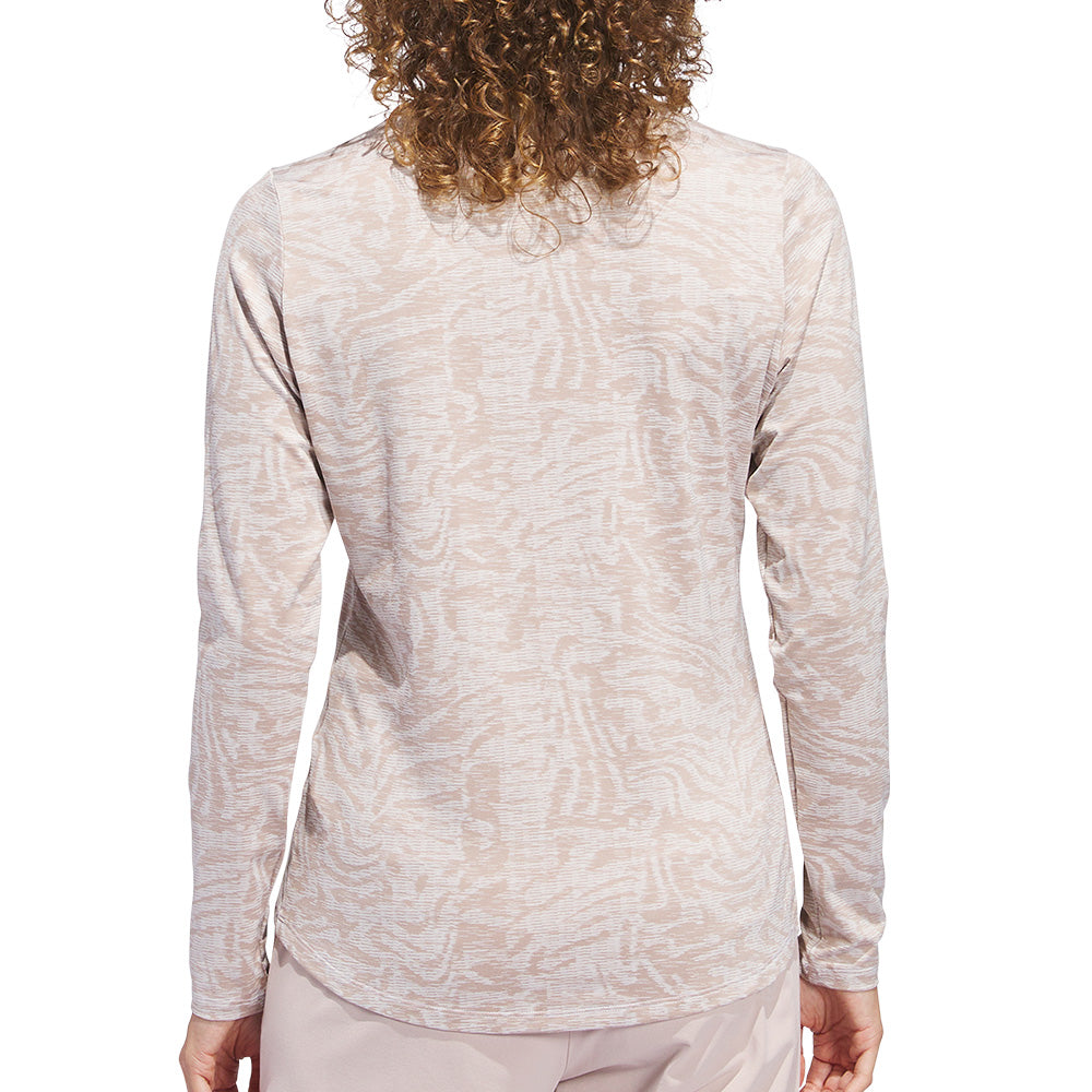 Women's Ultimate365 Jacquard Long Sleeve Mock Neck Shirt - Fairway Styles