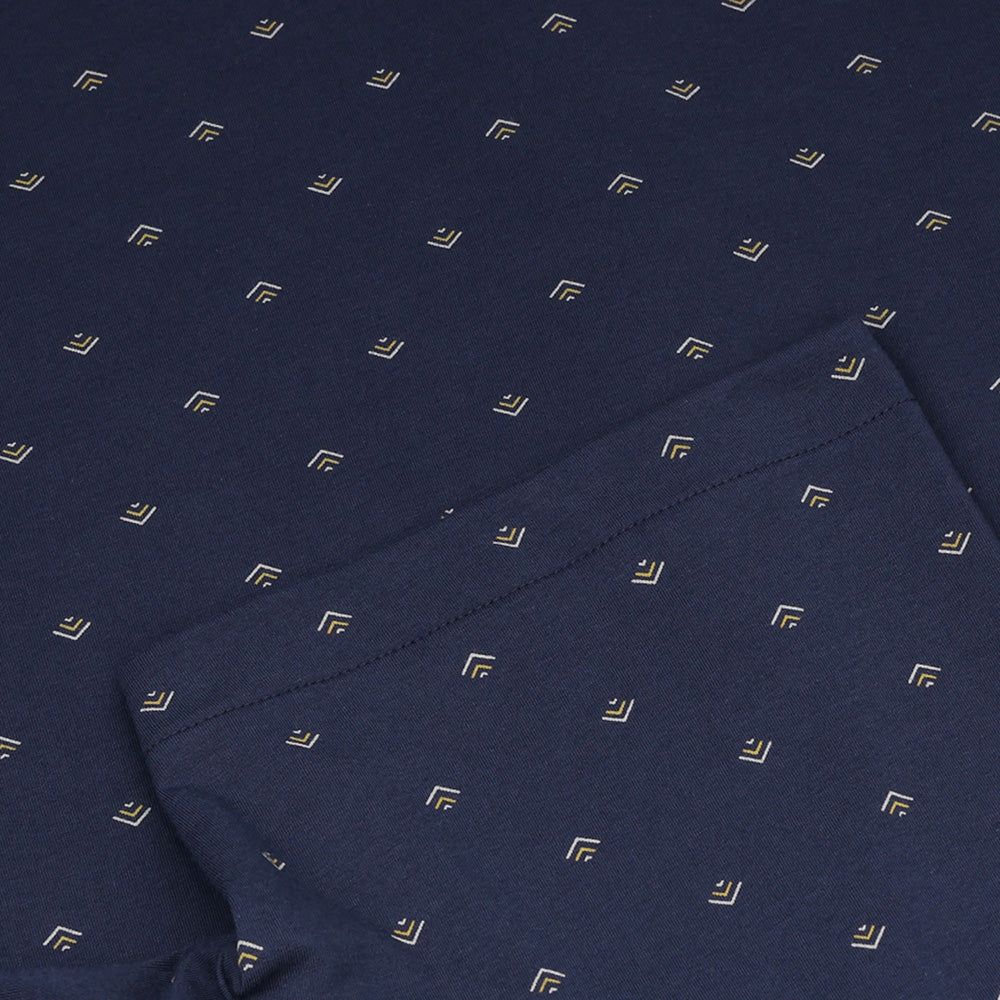Comfortknit Geo Button-Up Shirt