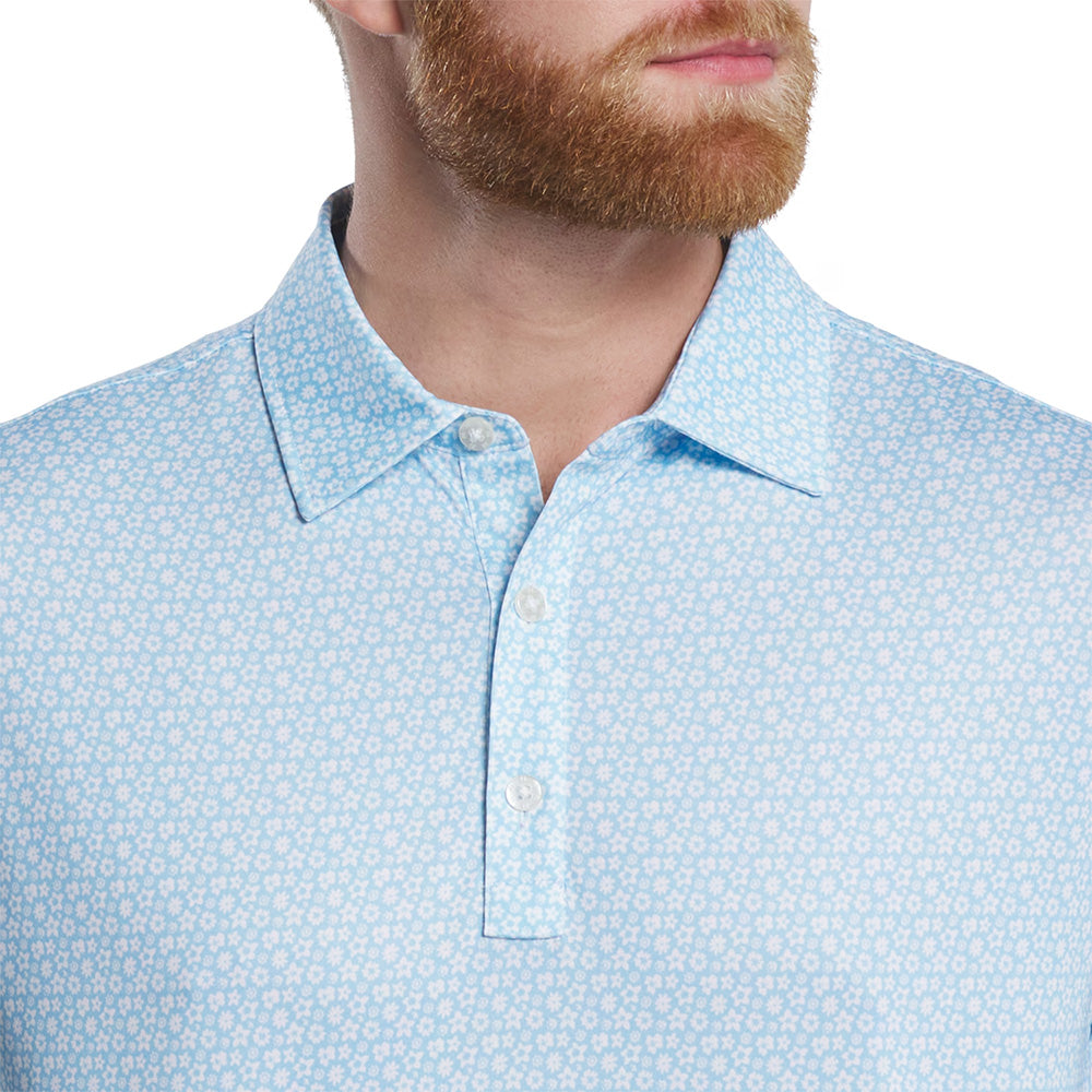 Floral Lisle Polo