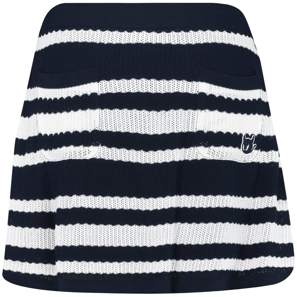 Women's Multi Stripes Knit Skort - Fairway Styles