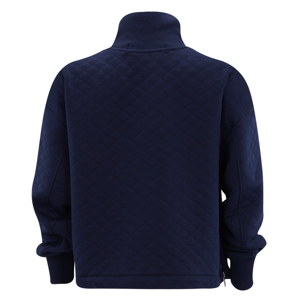Boys' Quilted Double Knit 1/4 Zip Pullover