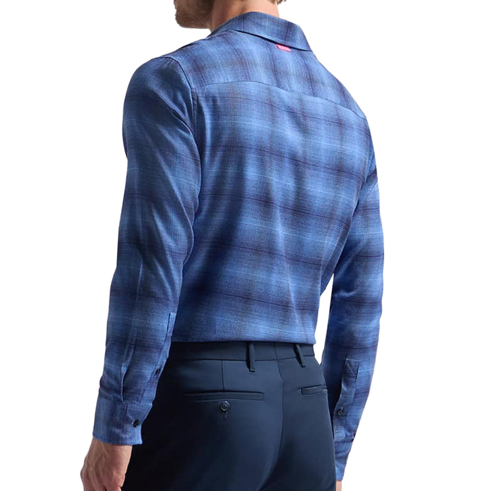 Italian Shadow Plaid Long Sleeve Shirt