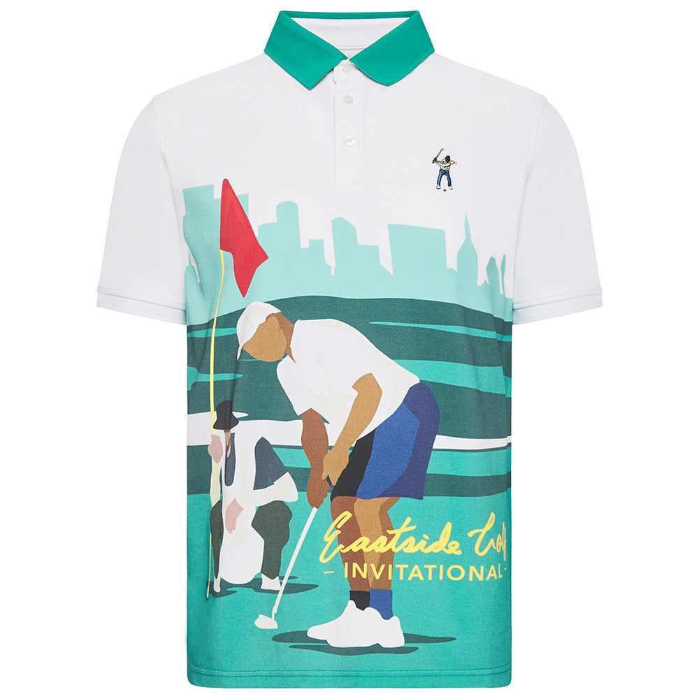 Graphic Pique Polo