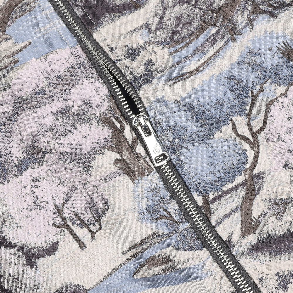 Women's Where Wolves Roam Jacquard Bomber Jacket