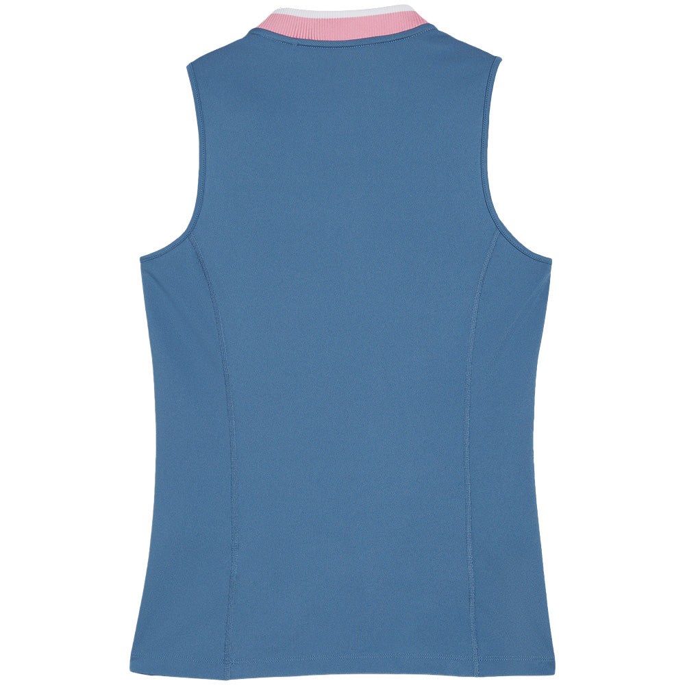 Women's Range Pique Sleeveless Blade Collar Polo