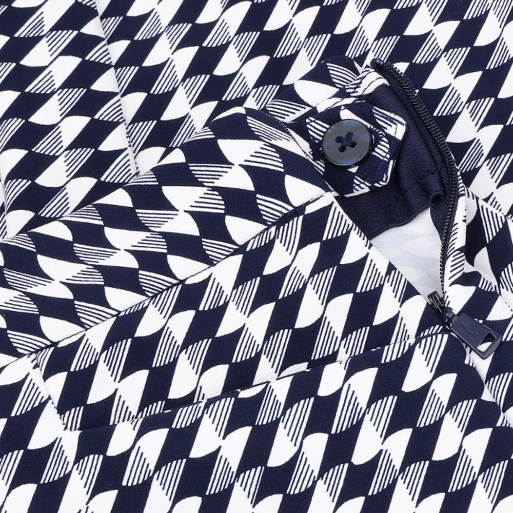 Women's Geo-Print Stretch-Twill Pants