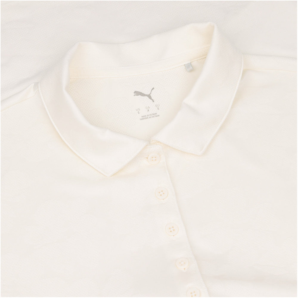 Women's Floral Lace Jacquard Polo