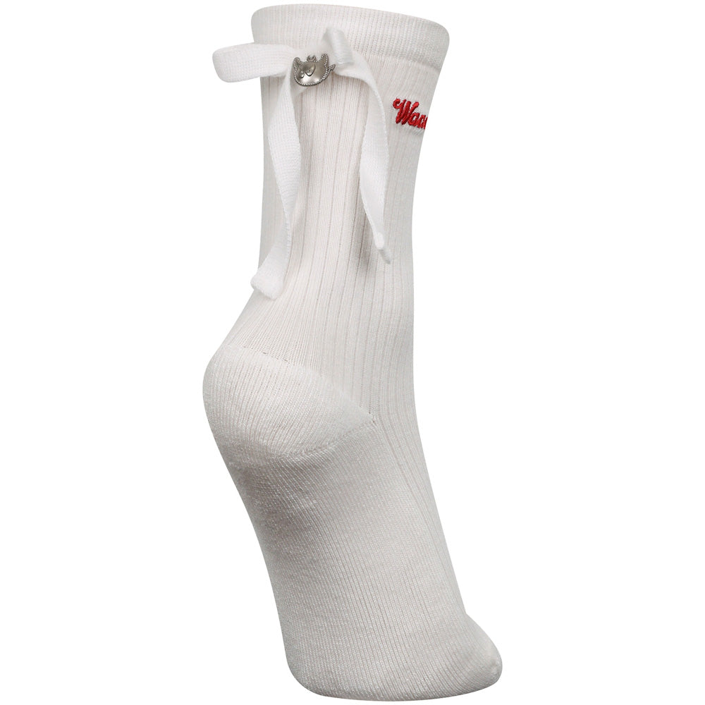 Women's Check Ribbon Socks