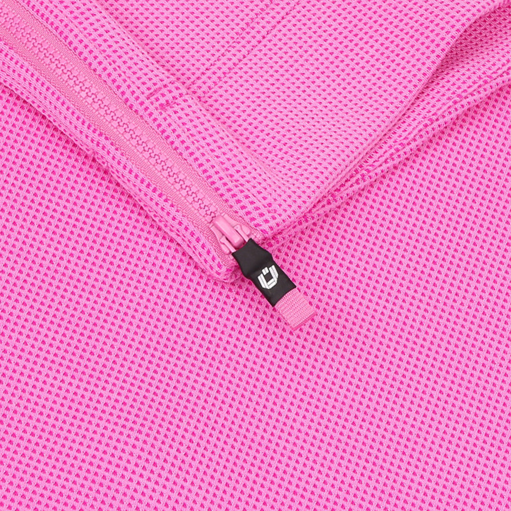 Women's Micro Waffle Knit 1/4 Zip Pullover
