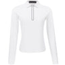 Women's Silky Tech Nylon Long Sleeve 1/4 Zip Polo