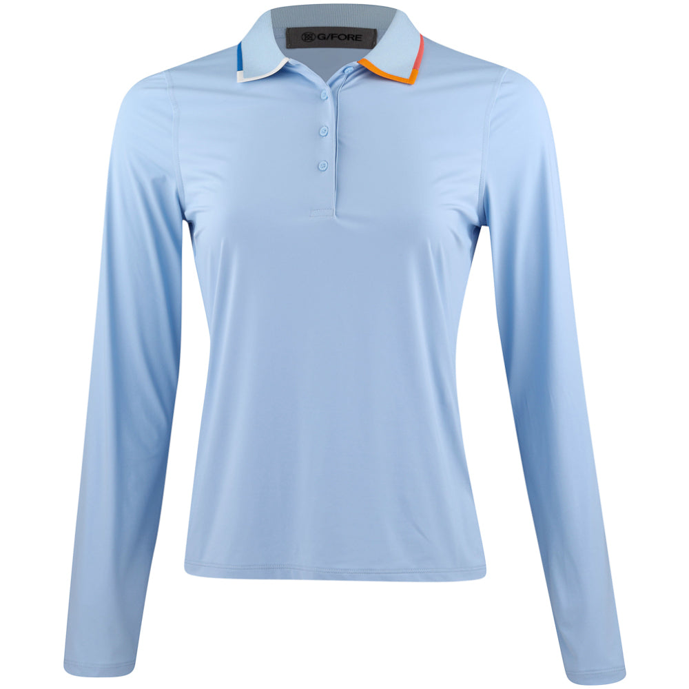 Women's Silky Tech Nylon Long Sleeve Polo