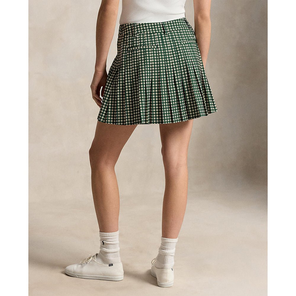 Women's Geo-Print Pleated Performance 15" Skort