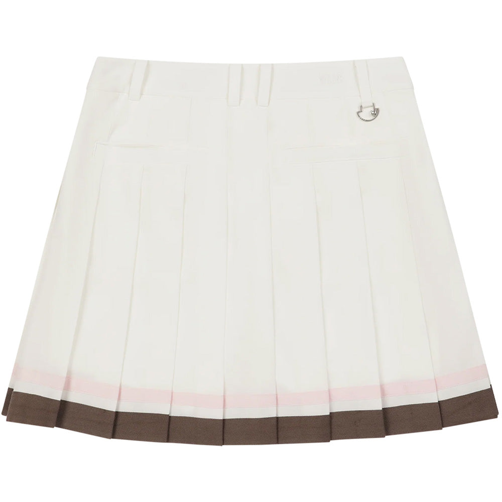 Women's Color Tipping Pleats Skort